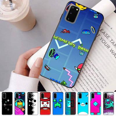 Game Geometry Dash Phone Case for Samsung S20 Lite S21 S10 S9 Plus for Redmi Note8 9pro for Huawei Y6 Cover