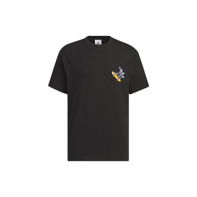 Originals Trefoil Tfl M1 Grafik T-Shirt Cartoon-Print Sport Kurzarm T-Shirt Herren Oberteile Schwarz IN1044