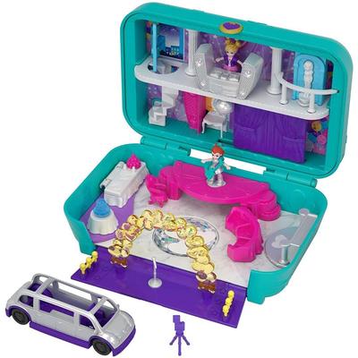 (1 Packung) - Polly Pocket FRY41 Hidden Places Dance Par-taay Koffer Spielset