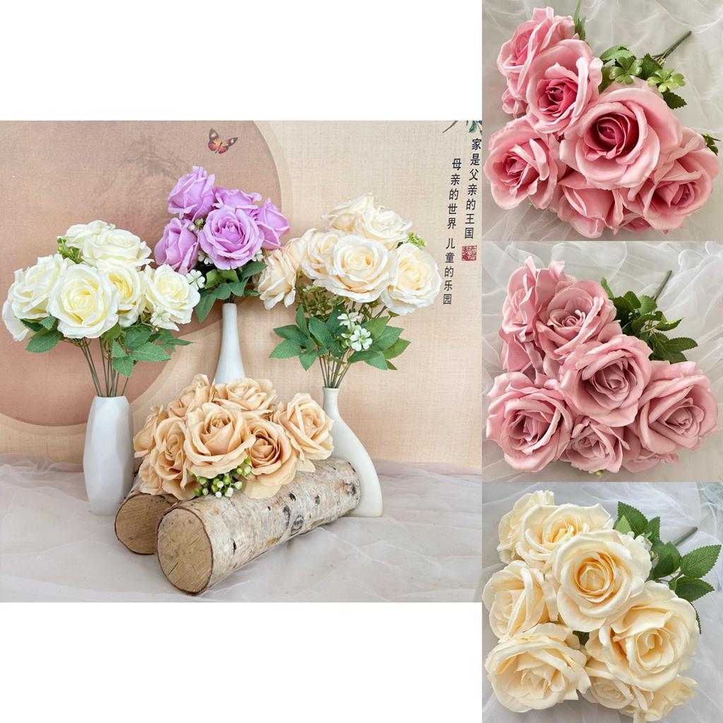 Highend Rose Artificial Flowers For Wedding Celebration And Photo Props