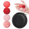 4Pcs Attraction Textures Magnetic Fidget Balls Silent Stress Relief Balls  Toys for Calming Stress