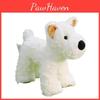 Plush West Highland Terrier Dog Toy With Super Soft Short Pile For Kids And Collectors
