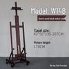 Adjustable Beech Wood Easel: Floor & Tabletop Folding Stand for Sketching & Oil Painting