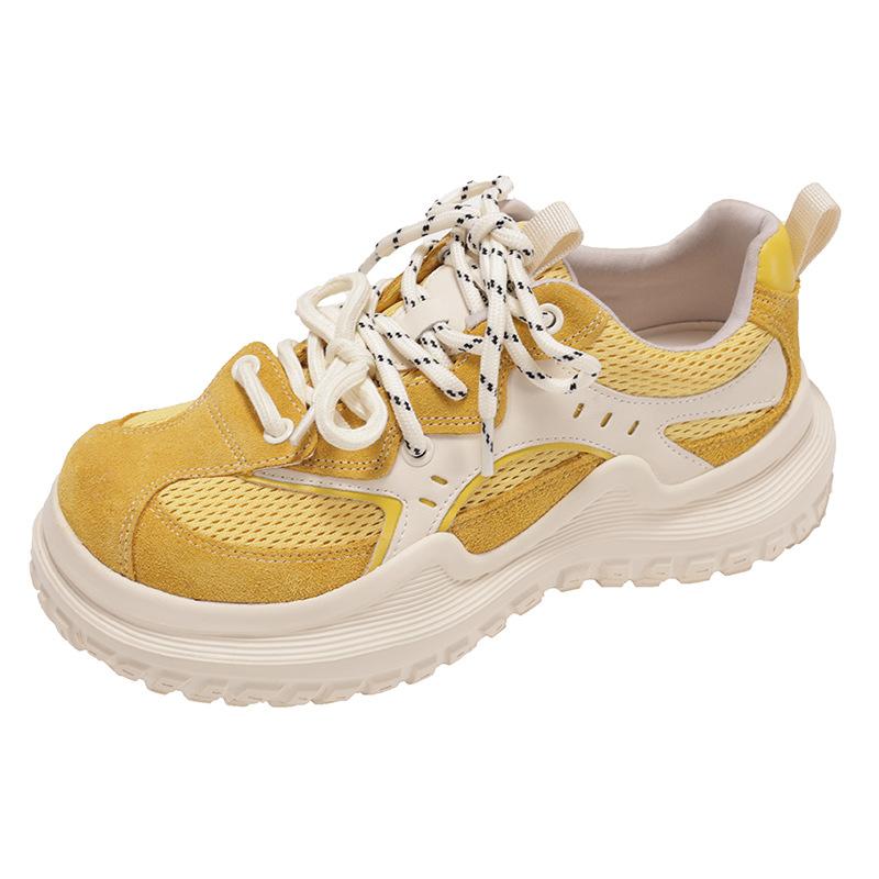 Fashion Spring Autumn Running Shoes Women 2025 New Fashion Original Women's Sneakers Mesh Thick Soled Casual Soft Women Sneakers Shoes