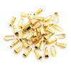 100pcs 11*4mm Bronze Gold Silver Plated Pendant Necklace Buckle Clasp Connectors For DIY Jewelry Making Findings Accessories 