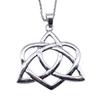 Witch Knot Pendant Necklace Wiccan Celtic Occult Protection Jewelry 45cm or 70cm long chain
