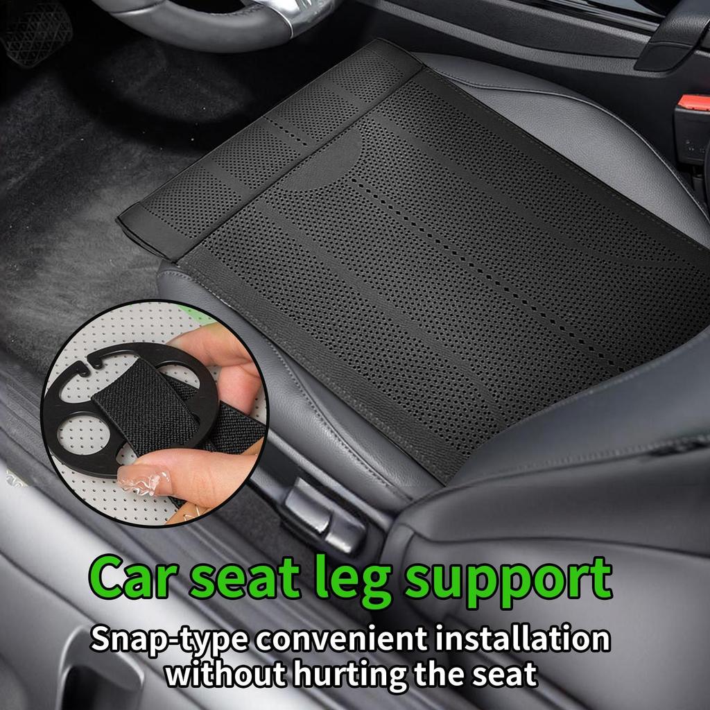 Car Seat Extender Leg Support Car Leg Support Pillow Cushion Adjustable Automotive Knee Rest Mat For Driver Passenger Commuting