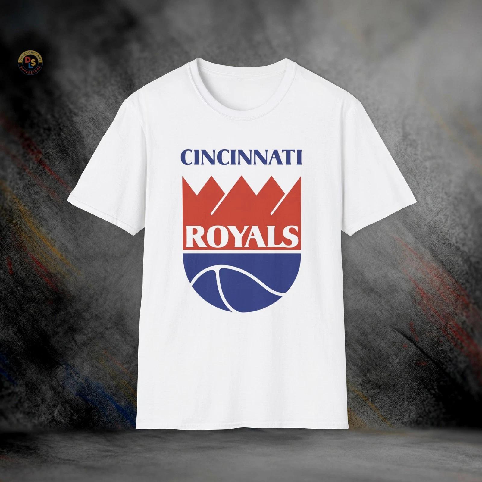 Cincinnati Royals Retro Basketball T-Shirt | Softstyle Tee M