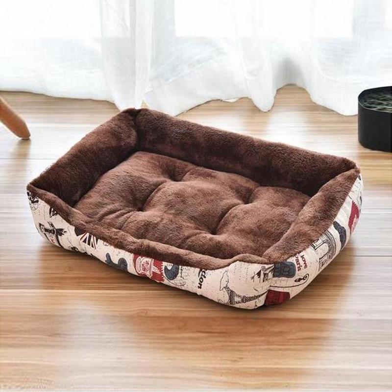 Small Dog House Kennel Pet Nest Four Seasons Washable Teddy Bear Dog Cat House Pet Cushion for Medium Large Dogs or Multiple