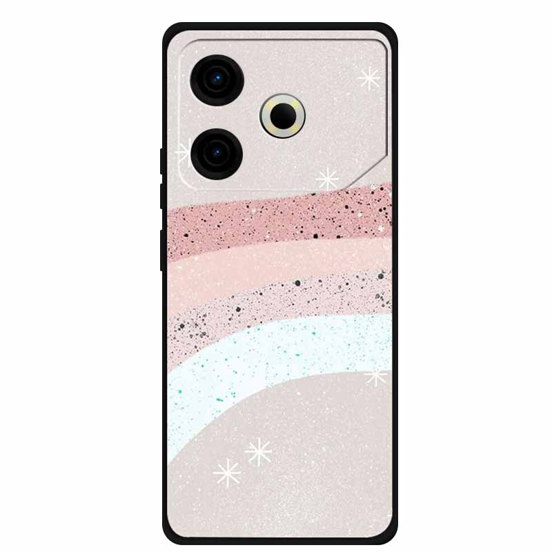 Phone Case For Tecno Pova6 Neo TPU Back Coque for Pova 6 Neo Marble Colour Soft Cover Protective Funda Luxury Silicone Shell