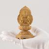 Miniature Buddha Kokuzo Bosatsu 11cm Buddha Wood Ornament Kokuzo Bosatsu (wood Boxwood, Gold-dust Finish) - Statue, Figure, Carving, (GSB
