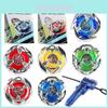 Premium Z Brand Shattering Gyro X Series 6 Designs Bx Gyro Boxed Warfare Gyro With Launcher Handle Heavy-duty Build Z/bx03-b Boxed 164g