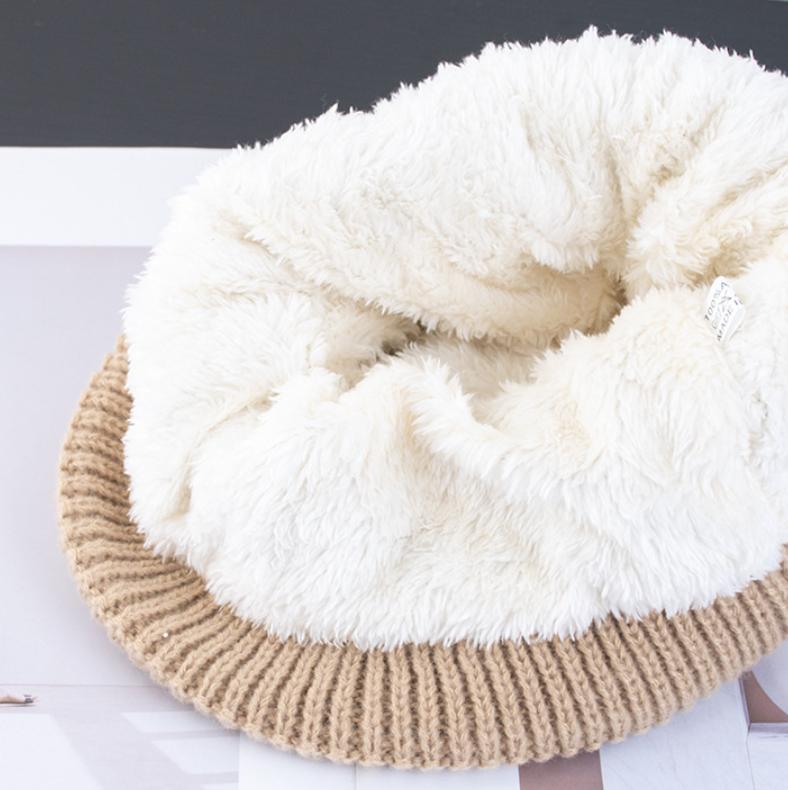 Unisex Letter Label Beanie Hat Fashion Winters Hats Male Female Outdoor Classic Keep Warm Winter Cap