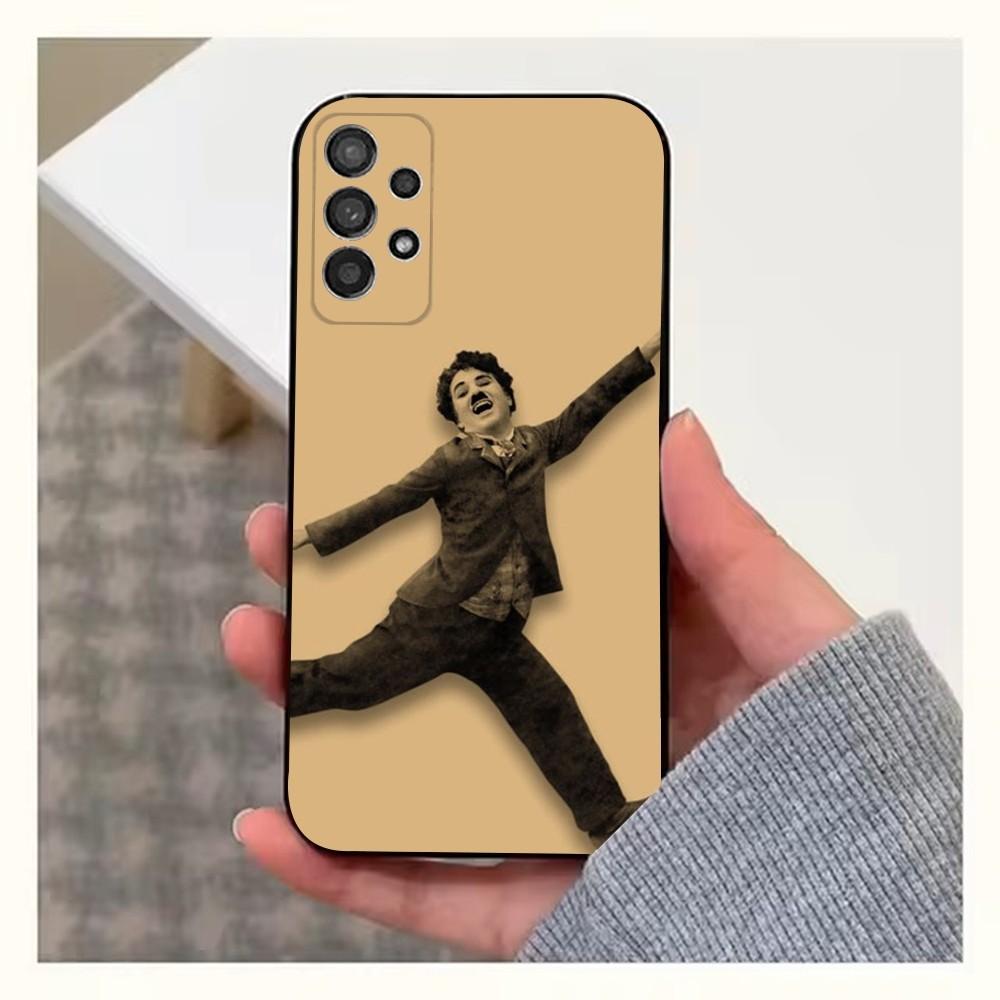 Funny Master C-Chaplins Phone Case For Samsung S25,S24,S23,S22,S20,S21,S10,Ultra,Plus,Lite,FE,Soft Silicone Black Cover