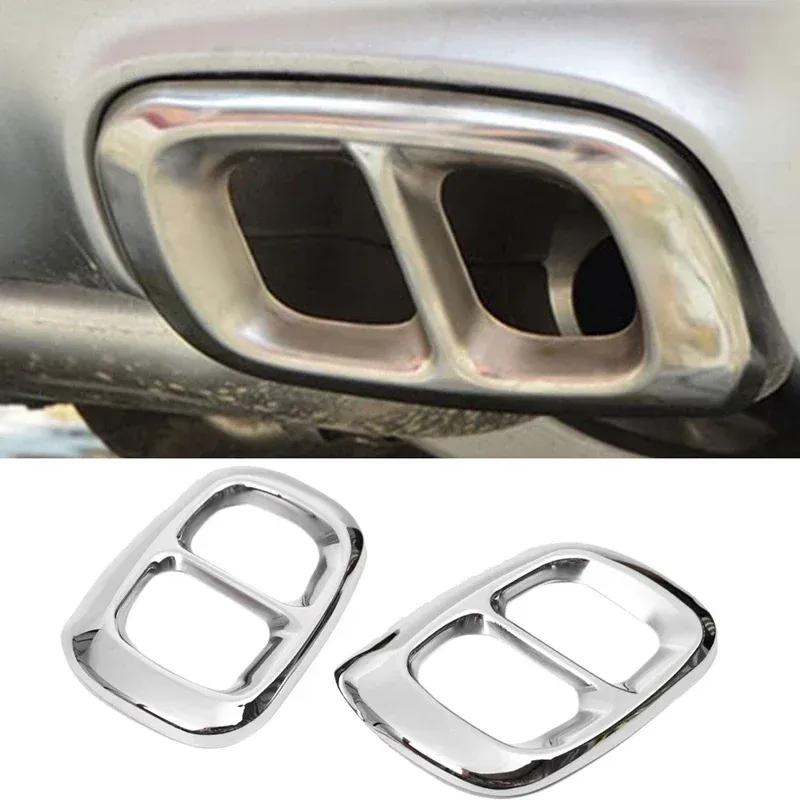 For Mercedes Benz GLB GLA Class X247 X156 H247 2015-2025 Car Accessories Throat Muffler Exhaust Pipe Tail Cover Trim Top Quality