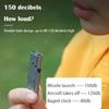 Survival Whistle, CTRICALVER High Decibel Safety Whistle with Strap, Keychain,