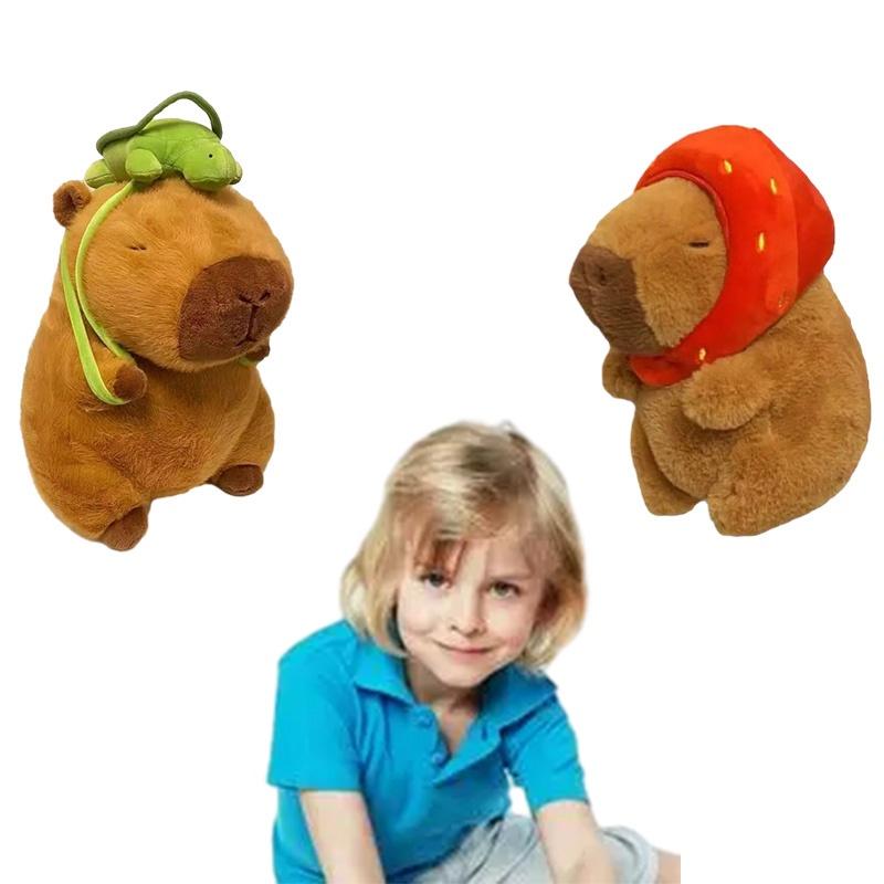 Adorable Capybara Plush Toy Pp Cotton Stuffed Animal Short Plush Water Rat Category 45cm
