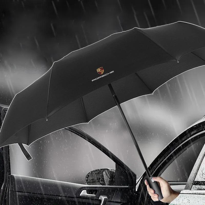 1 szt. Wiatroodporny Deszczowy W pełni Automatyczny Kompaktowy Składany Parasol Akcesoria Samochodowe Dla Porsche Boxster Cayenne Panamera Macan Cayman 911 918 996 917 991