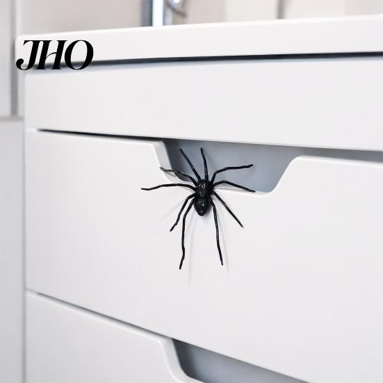 Reusable Halloween Decorations 3D Spider Fridge Magnet, Spooky Realistic Magnetic for Holiday Refrigerator, Car Surface, Garage Door, Parties, Office
