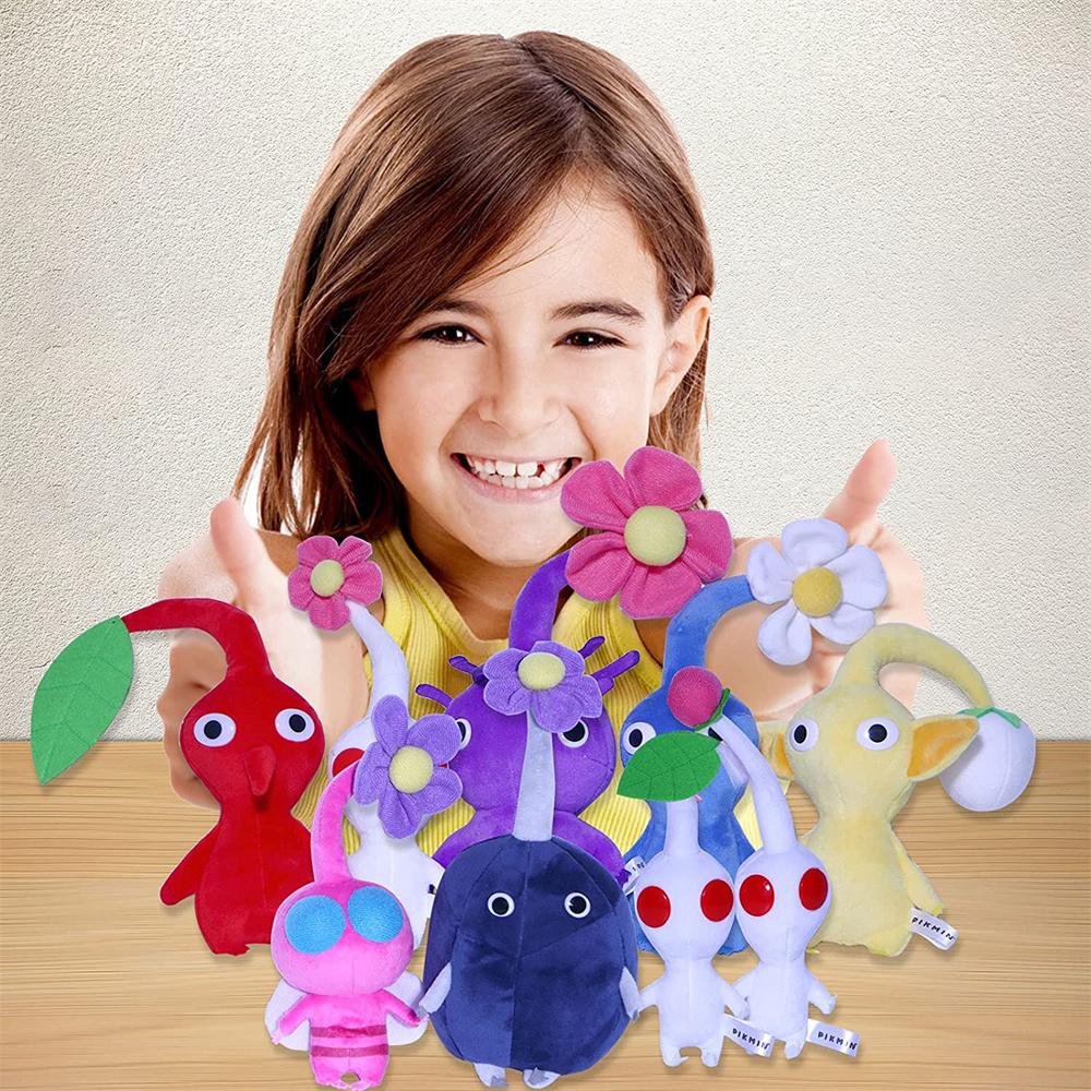 Cute Plant Character Plush Toy Soft Stuffed Doll Cartoon Game Merchandise Gift For Fans