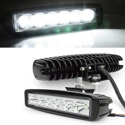 Zmart 18W 12V Work Set of Fog Heavy LED Fog Flood Driving Lights for Trucks 6-LED Lights, 2, Spotlights, Floodlights, Lights, Off-Road Lights,