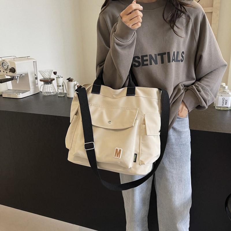 Женские сумки женские Оксфордские сумки-тоут клатч женские сумки через плечо хаки — фото 10