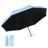 Senteria Lightweight Folding Umbrella for UV Complete Sun Heat Suitable for Sunny and Rainy 8 UV Heatstroke Sunburn Manual with Storage Women 100%