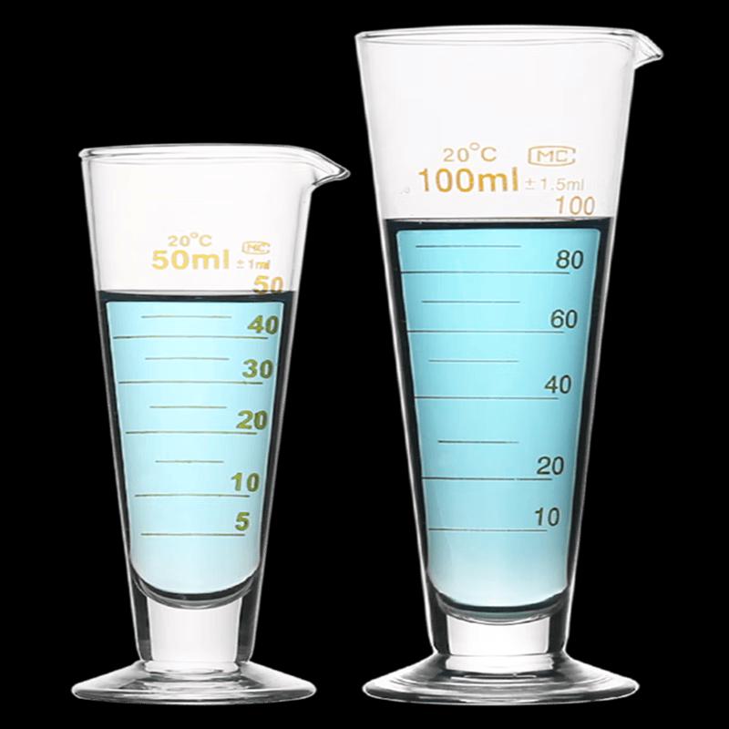 Borosilicate Glass Triangular Beaker with Scale