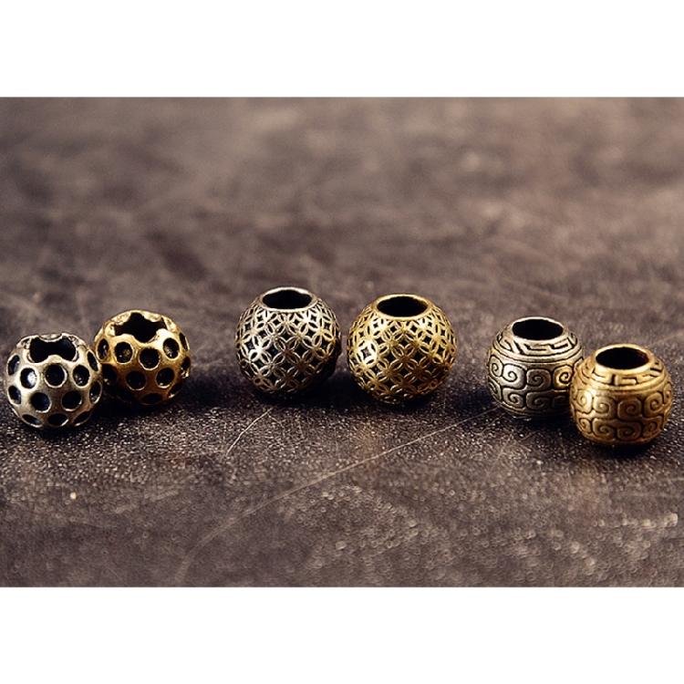 Jewelry Making Charm With Oversized Center Holes Copper Spacer Beads For DIY Bracelet Necklace Accessories