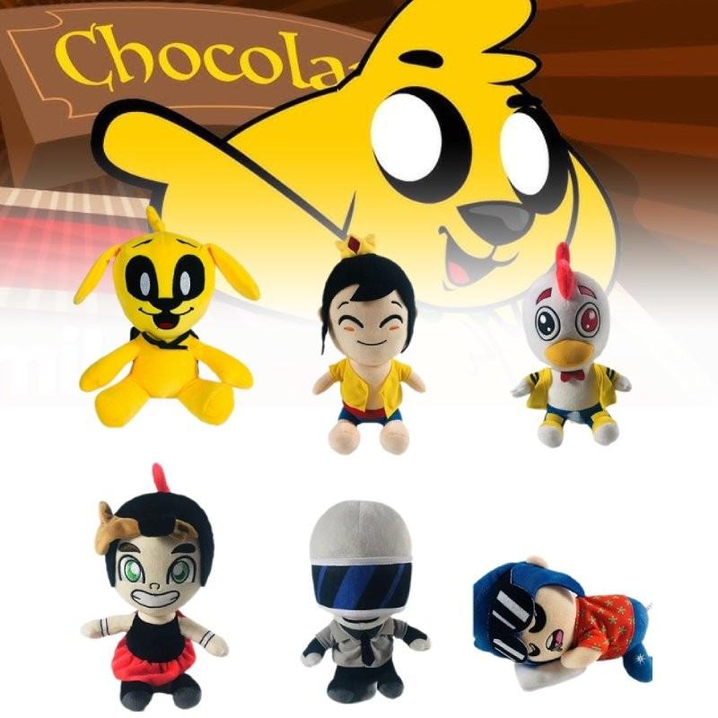 Adorable Mikecrack Yellow Dog Rooster Mask Plush Toy 25cm Soft And Comfortable For Kids