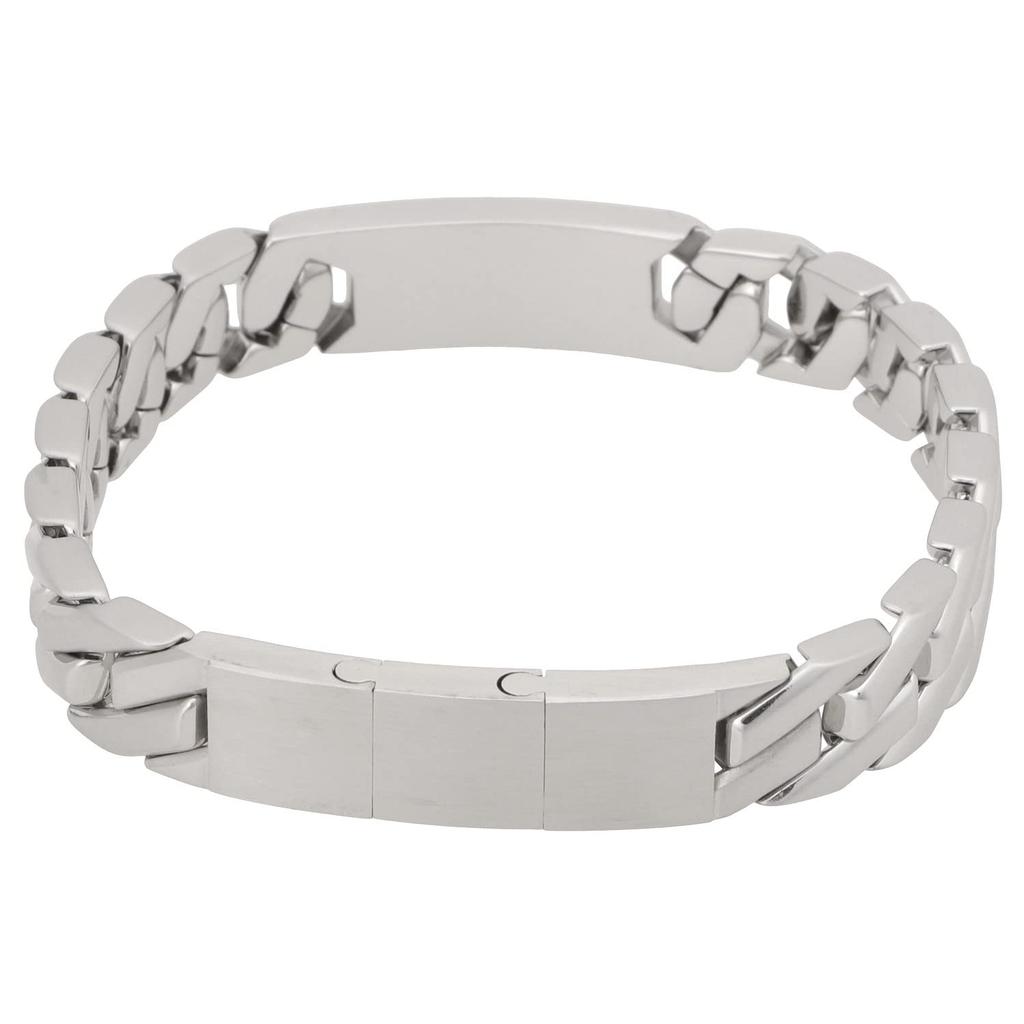 Chain Stainless Eagle EGS2435040 [Emporio Armani] Bracelet, Steel, Logo, Silver, Men's,