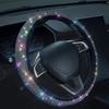 38cm Car Steering Wheel Cover Universal Bling Bling Diamond Rhinestones Elasticity Interior Car Accessories for Four Seasons
