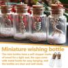 30 Pack Small Glass Bottles with Cork Stoppers, Small Mini Glass Bottles Tiny Jars with Cork Lids, 1ml