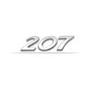 Metal Car Body Side Emblem Number Sticker for Peugeot 206 207 208 301 307 308 408 508 Rear Trunk Badge Decals Accessories