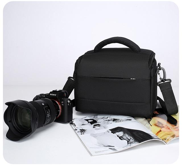 Single Shoulder Portable DSLR Bag for Canon, Nikon, Sony, Fujifilm Mirrorless Cameras