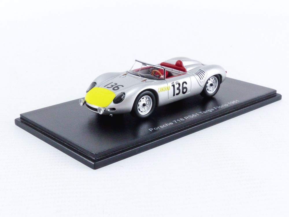 

Spark Porsche 718 RS61 1961 Targa Florio Hill 1/43 #136 S. Moss/G.