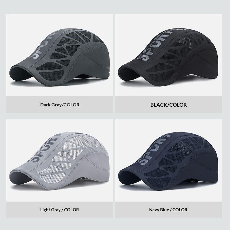 1pc Summer Hat Men Casual Baseball Cap Fast Drying Breathable Forward Cap Women Summer Outdoor Shade Outdoor Sunscreen Caps