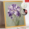 Pearl painting kit DIY purple iris flower artistic home decoration painting