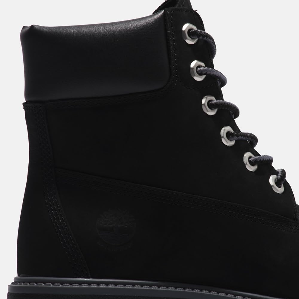 Timberland Stone Street Waterproof Jet Size Size 6-inch Boots, Women's, Black, 8.0 (TB1A5RH50151), 25.0cm (TB1A5RH50151)
