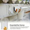 4pcs Metal Aluminum Filter Mesh Gutter Leaf Debris Mud Trap Guards Drain Pipe Cover Downpipe Guttering System Waterproof