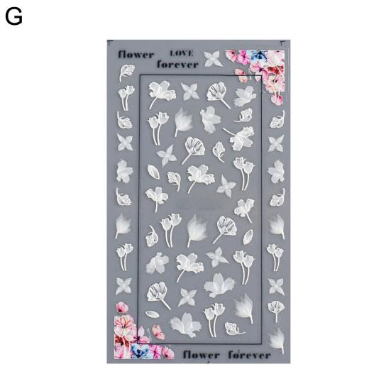 Delicate Nail Sticker Nails Ornaments Vivid Images Portable Persistent