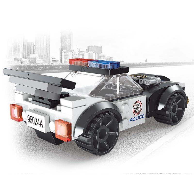 Super Polizei Stadtflugzeug Doppelrotor-Helikopter Berühmtes Auto SWAT Bausteine DIY MOC Klassisches Modell Steine für Kinder Bausätze