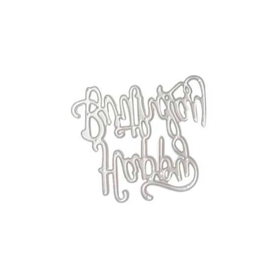 Happy Birthday Frame Cutting Die Scrapbooking Photo Album Embossing DIY Tool