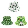 Saint Patrick Floral Digital Print Vintage Style Sun Hat For Spring Party And Outdoor