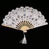 Deluxe Lace Folding Fan Chinese Style Hand Fan for Performance Prop Party Decoration and Elegant Event Gift