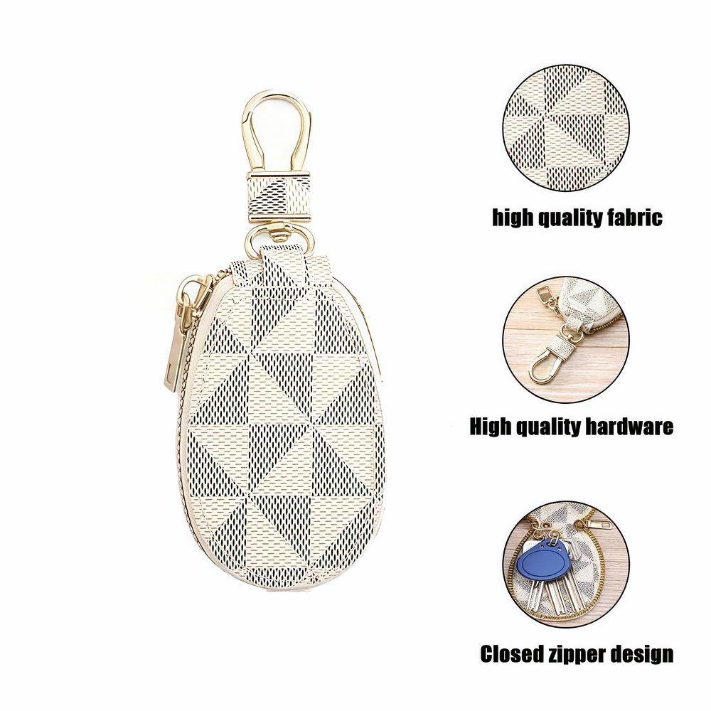 Key Bag, Men's and Women's Multifunctional New Mini Women's Bag, Large Capacity Men's Home Zipper, Car Keychain.zwq