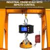 Digital Hanging Scale with Remote Control 1000kg/ 2204lbs Portable Hvy Duty Crane Scale LCD Backlight Industrial Hook Scales Unit Change/ Data Hold/ T