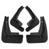 2022 Toyota Avanza Black Plastic Mudguard Set: Includes 4 Car Mud Flaps