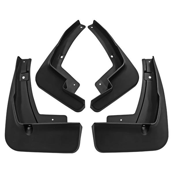 2022 Toyota Avanza Black Plastic Mudguard Set: Includes 4 Car Mud Flaps