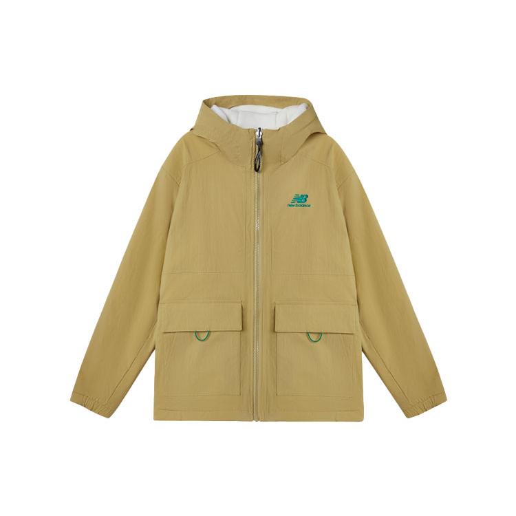Куртки New Balance Мужские Коричневые С капюшоном Умеренные Другие AMJ11305-BEI XL